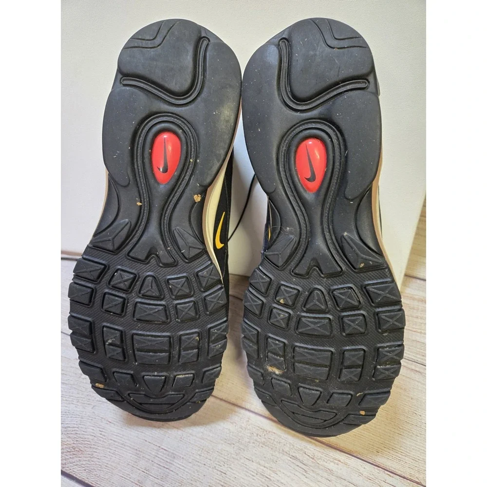 Nike Air Max 97 Shoes Women's Sz 9.5 Black‎ Orange 